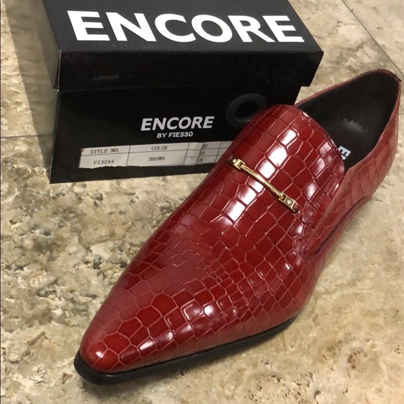 NWB FIESSO ENCORE GENUINE LEATHER BRWN SHOE FI3244 - Picture 1 of 6